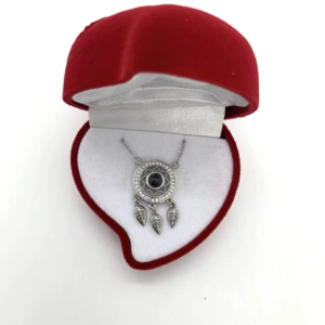 Collar Atrapasueños con Te amo 100 Idiomas + Caja de regalo de lujo