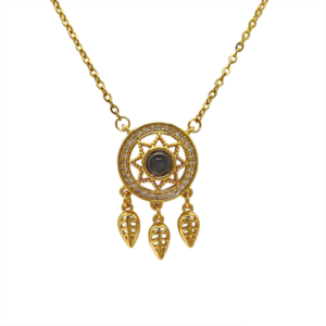 Collar Atrapasueños con Te amo 100 Idiomas + Caja de regalo de lujo