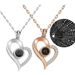 Collar Te amo Proyeccion + Caja de Regalo