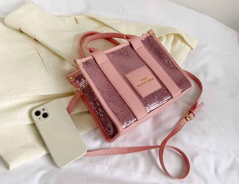 Bolso The Tote Bag Con Lentejuelas