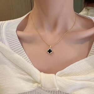 Collar Van Cleef 4 Hojas + Caja de Regalo