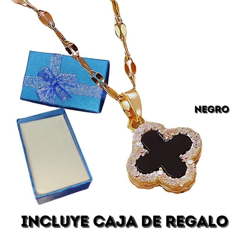 Collar Van Cleef 4 Hojas + Caja de Regalo