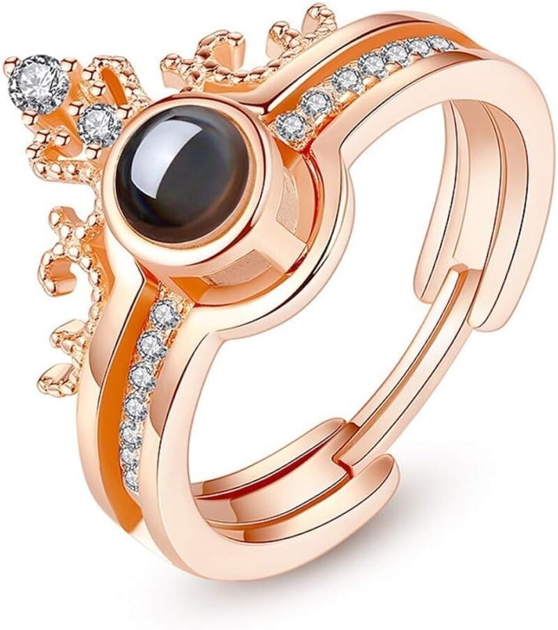 Anillo Te amo 100 idiomas + Caja de regalo