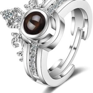 Anillo Te amo 100 idiomas + Caja de regalo