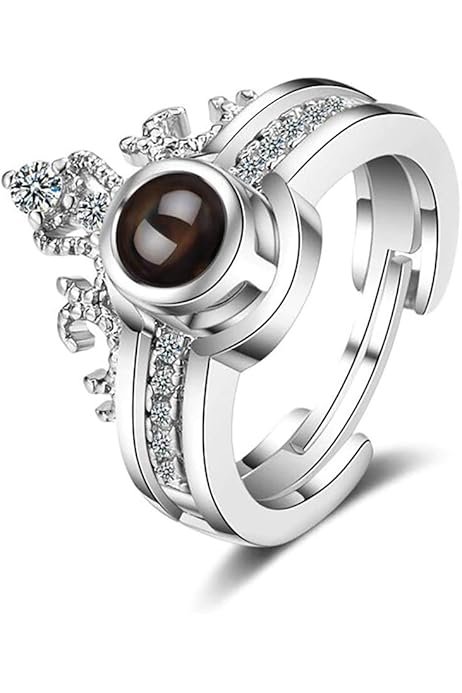 Anillo Te amo 100 idiomas + Caja de regalo